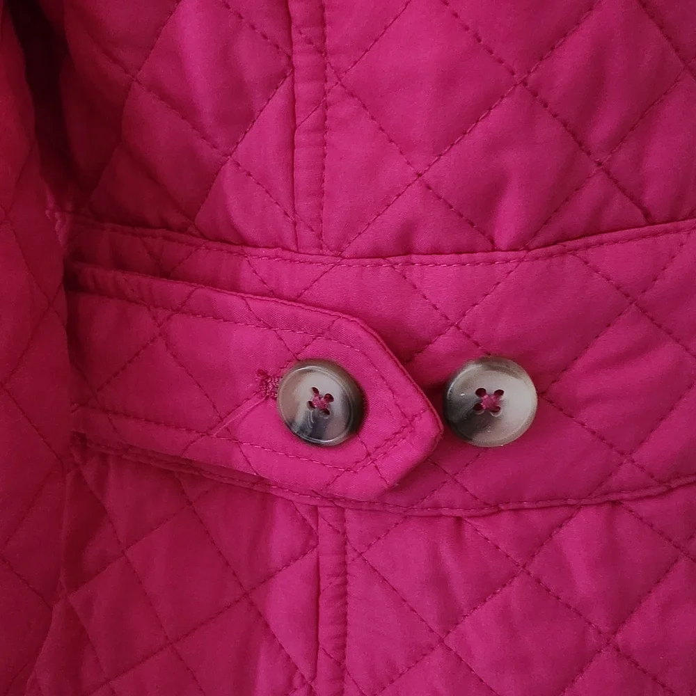 Chico's Fuchsia Quilted Jacket - Picture 5 of 7